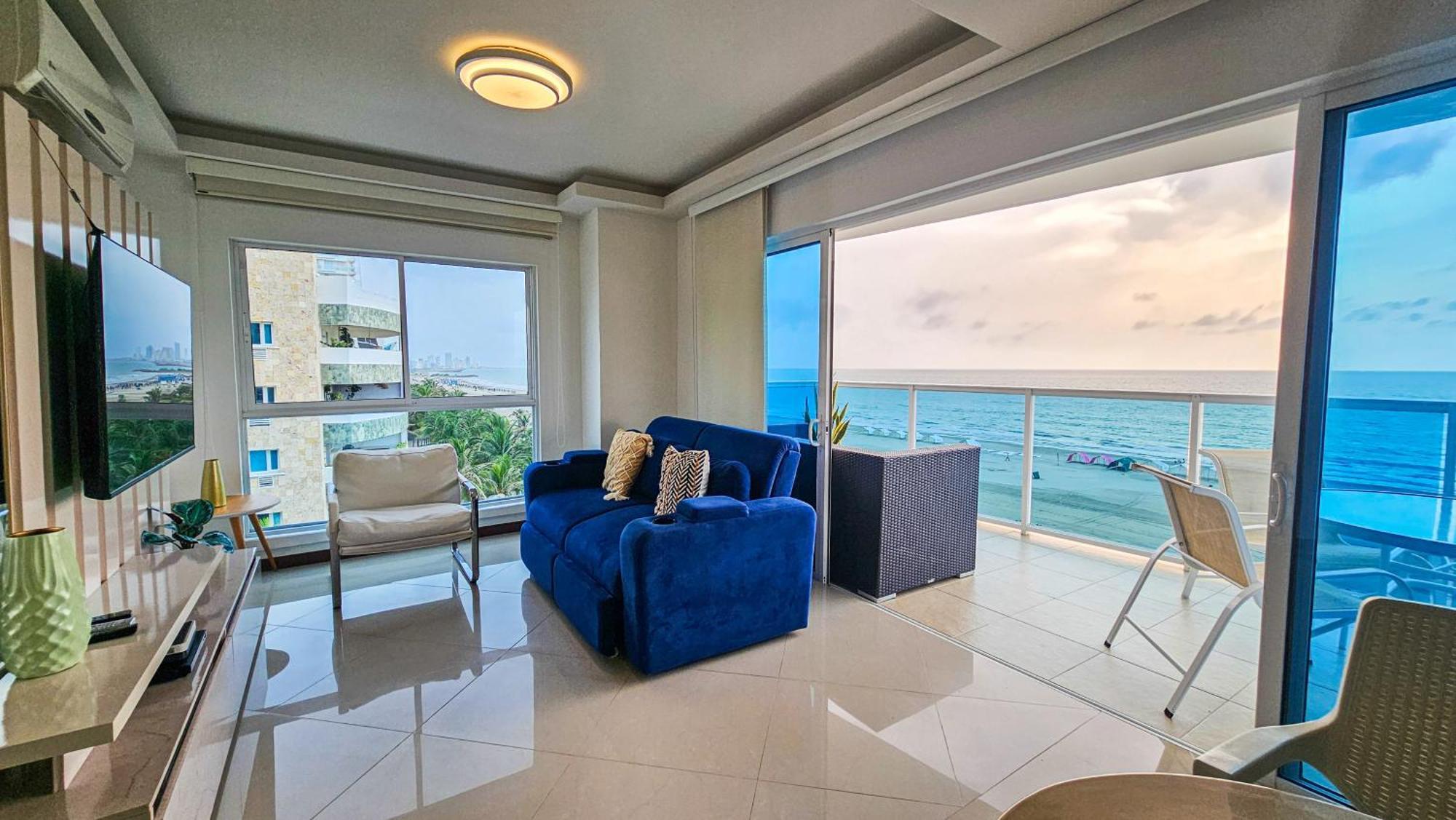 Luxury Apartment, Sector Morros, Vista Y Salida Al Mar Edificio Sunshine Cartagena Екстериор снимка