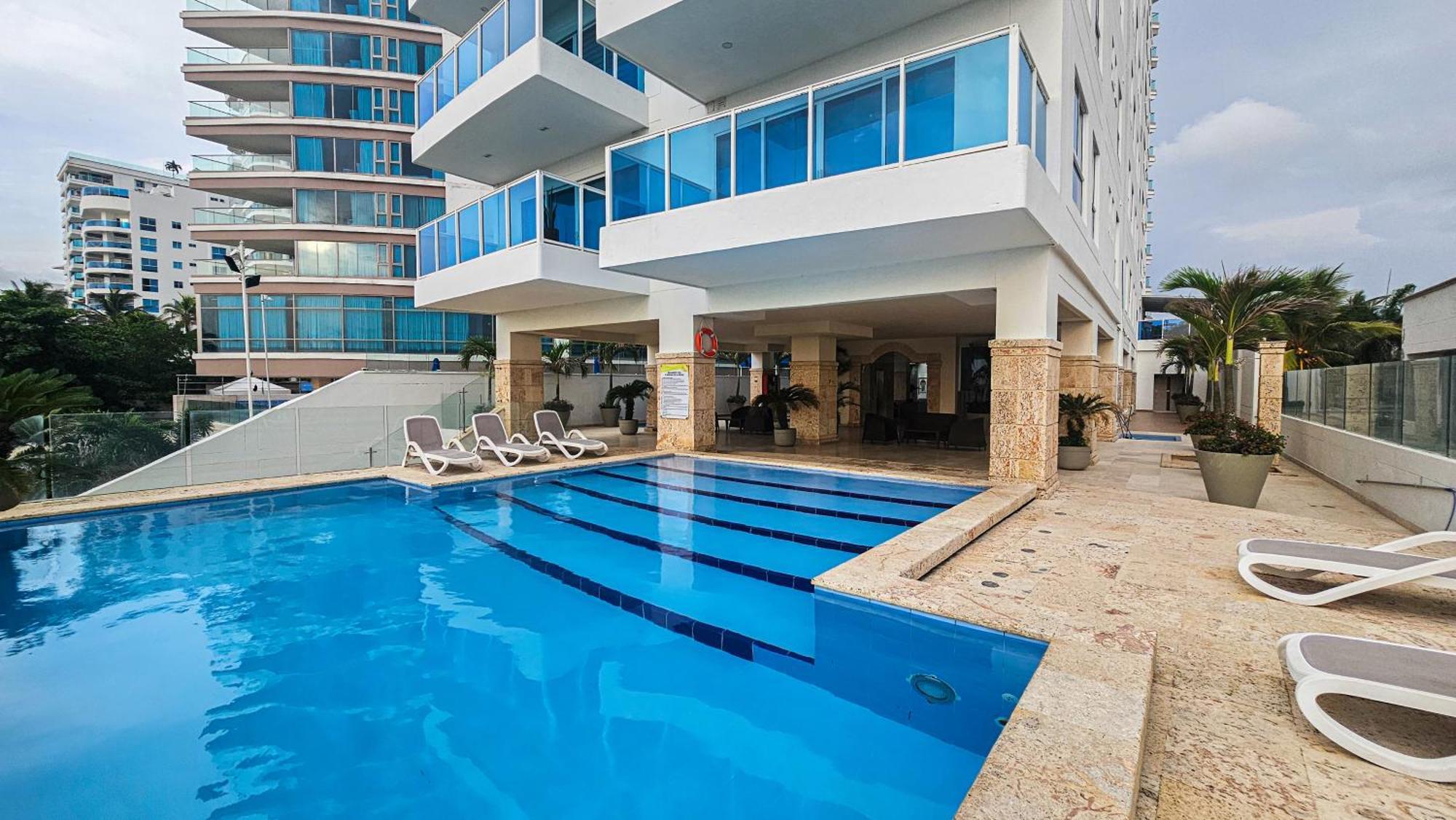 Luxury Apartment, Sector Morros, Vista Y Salida Al Mar Edificio Sunshine Cartagena Екстериор снимка